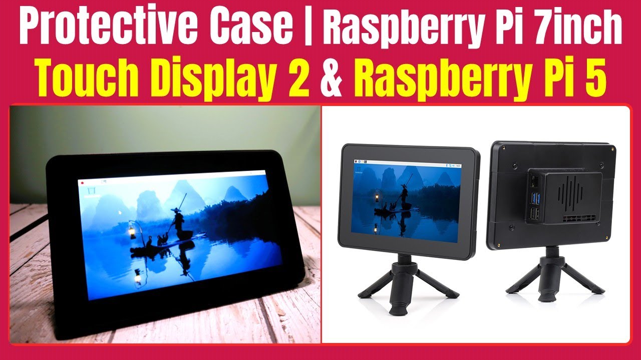 Raspberry Pi Display 2 Case Setup & Review  7 Inch Touchscreen with Raspberry Pi 5
