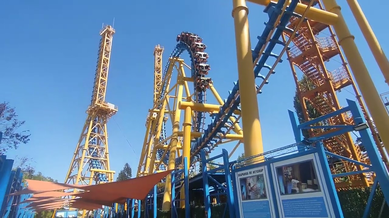 Stunt Fall- Montaña rusa Parque Warner Madrid