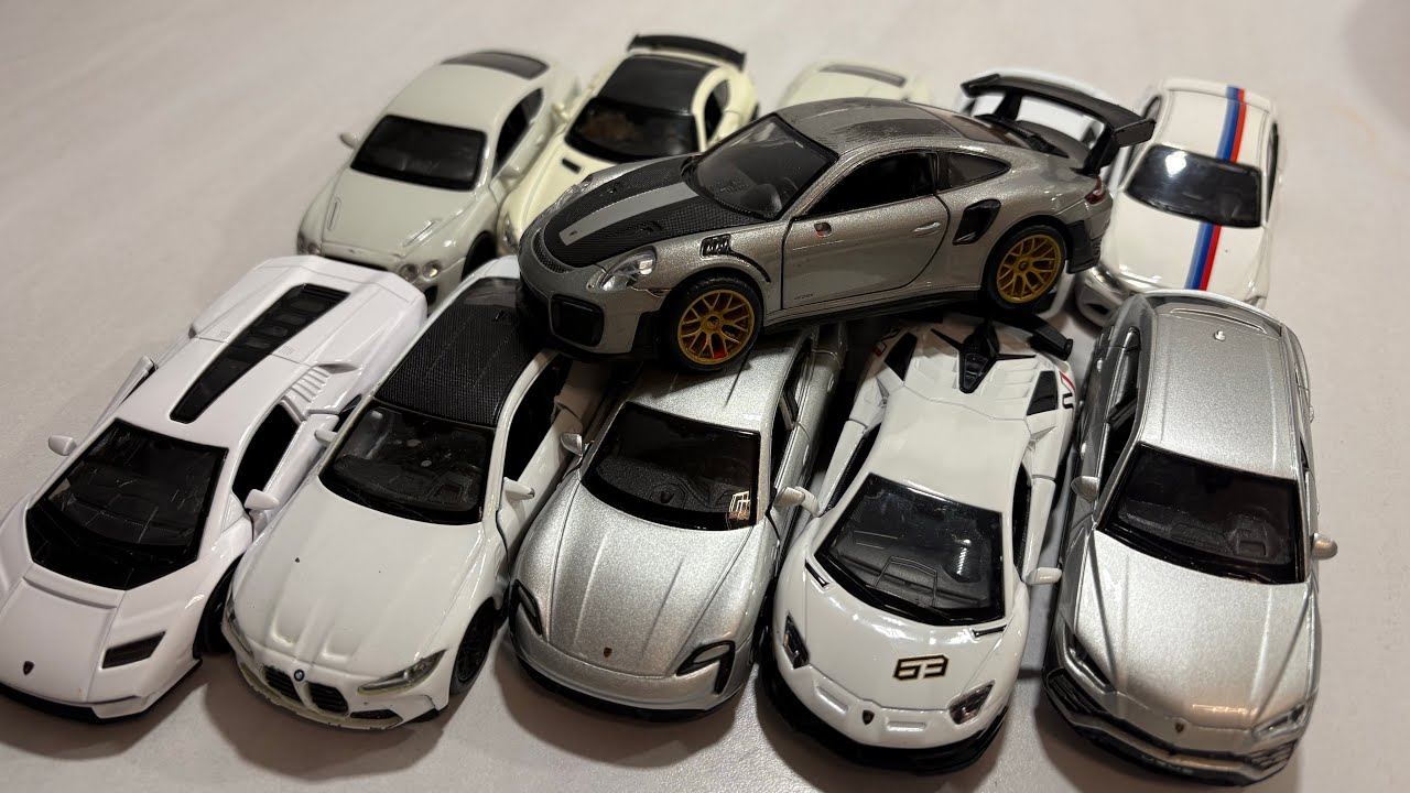 Satisfying with unboxing Diecast Cars Hurt ASMR 🛞🤍 
