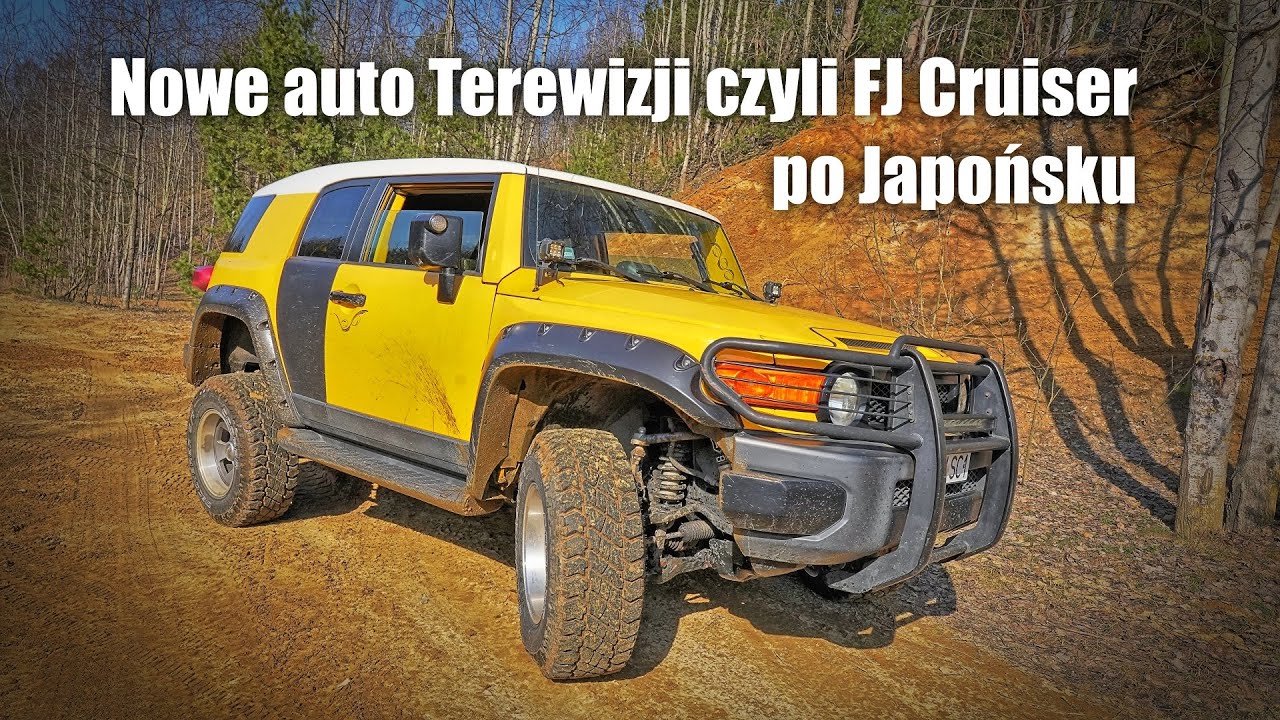 Nowe auto Terenwizji czyli FJ Cruiser prosto z Japonii.