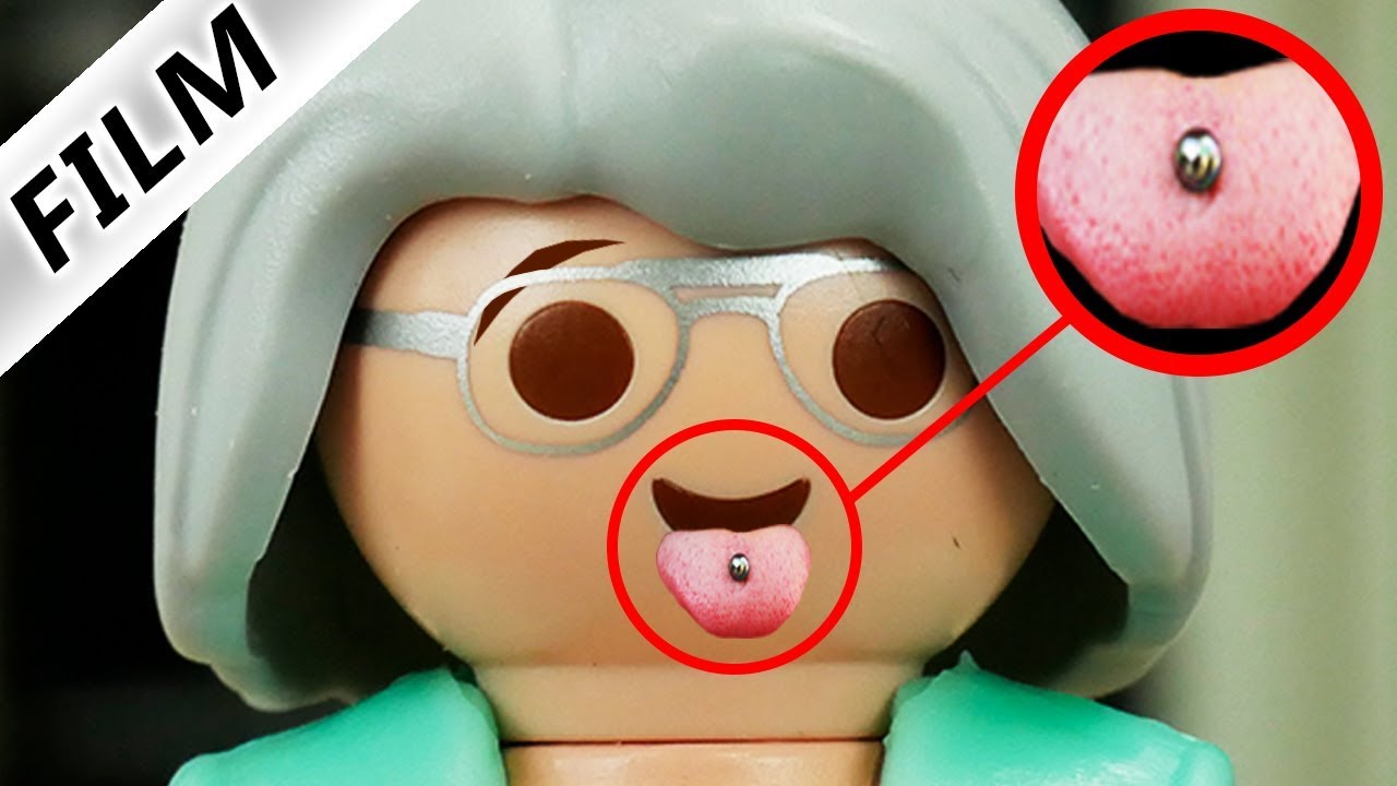Playmobil Film Deutsch OMA MIT ZUNGENPIERCING?! GROßMUTTER WIRD WIEDER ZU TEENAGERIN? Familie Vogel