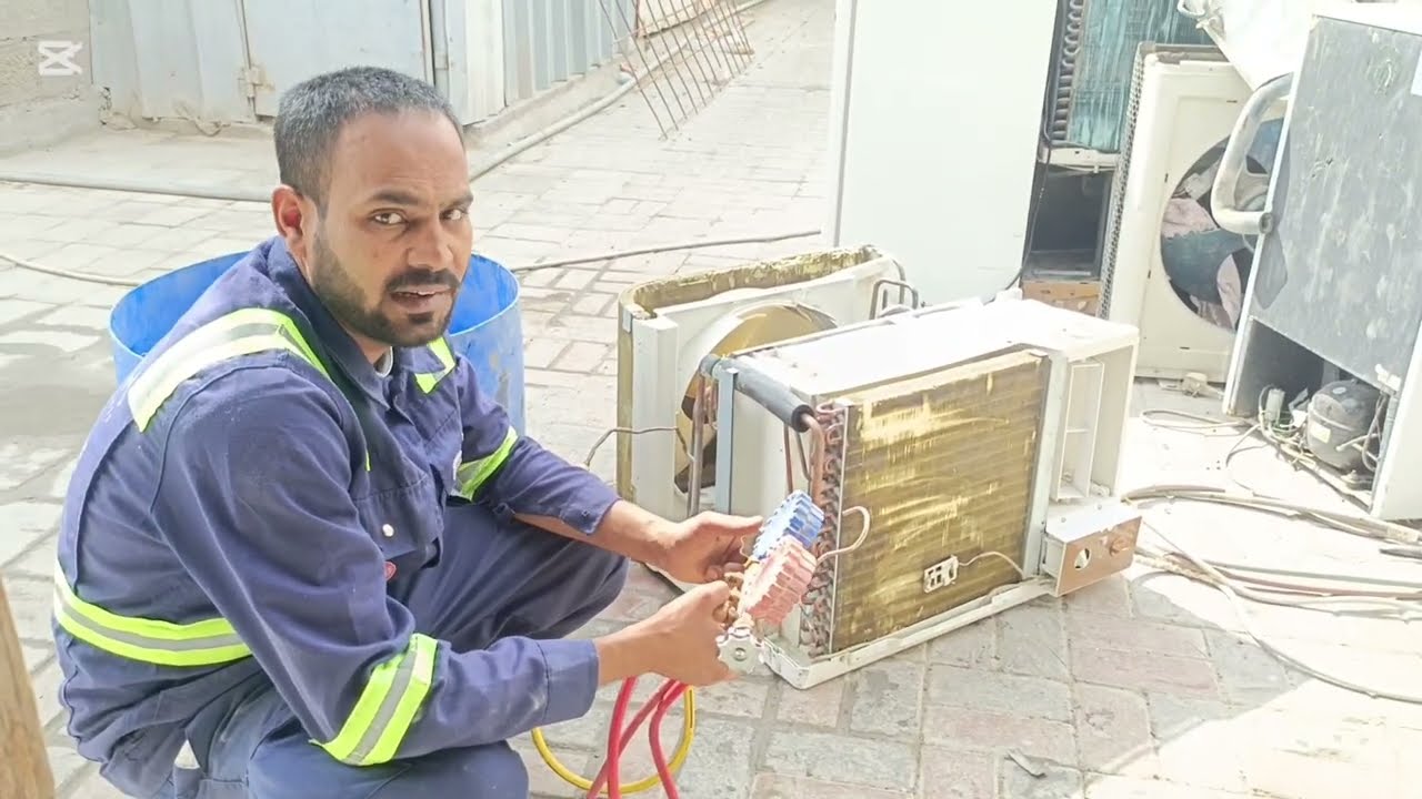 (Problem-Solving): Window AC Not Cooling? Finding & Repairing Gas🥰