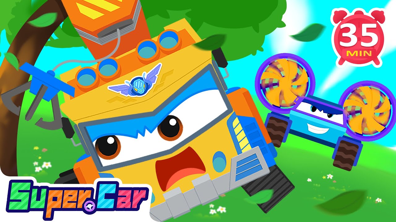 Crane Truck Swings into Action! | Crane Truck Cartoons | Rescue Car Cartoon, Kids Cartoon |Super Car