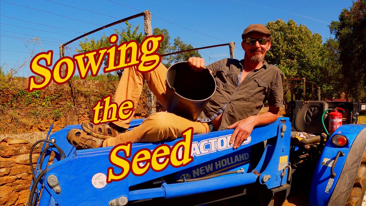 PORTUGAL HOMESTEAD #VLOG - Off Grid Goat Farm  - Sowing seed and odd jobs get done - Portugal farm🌞