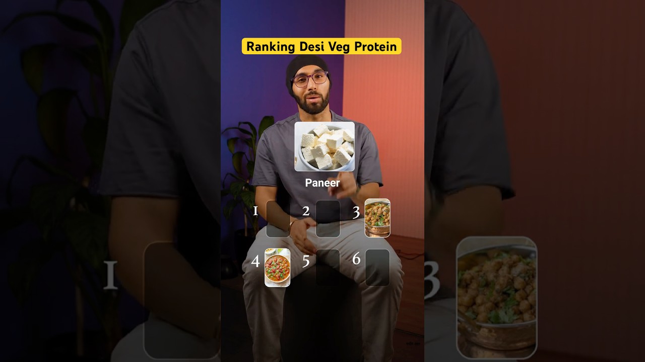 Best Vegetarian Protein Sources in India 🇮🇳 | Paneer vs Soya vs Rajma| Desi Meals Ranked 🏆
