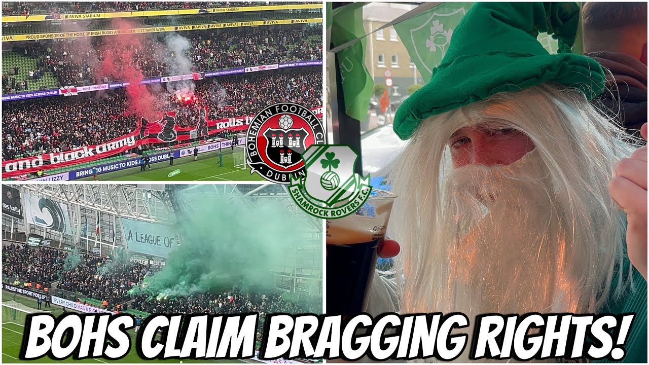 Bohemians 1-0 Shamrock Rovers | DUBLIN DERBY AVIVA VLOG ⚽️🇮🇪