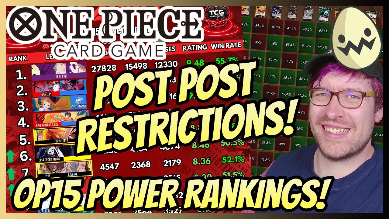 Карточная игра One Piece: Английский OP15! Рейтинг силы персонажей после снятия ограничений!