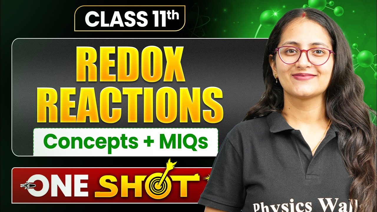 REDOX REACTIONS Full Chapter Covered | Class 11 Chemistry Chapter 5 | Bharti Ma'am