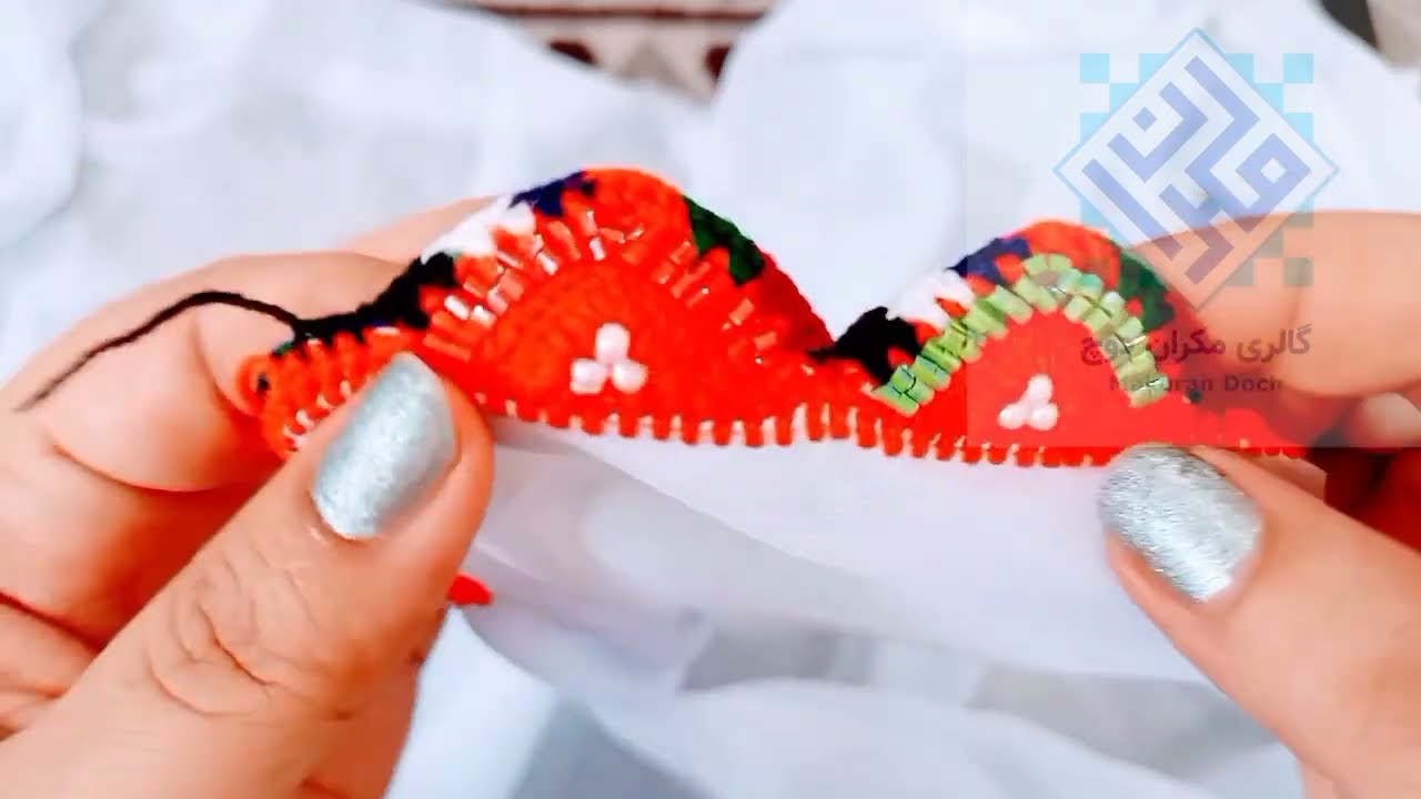 آموزش کریشی/کریشی جدید/new design crochet/irani noken koreshi