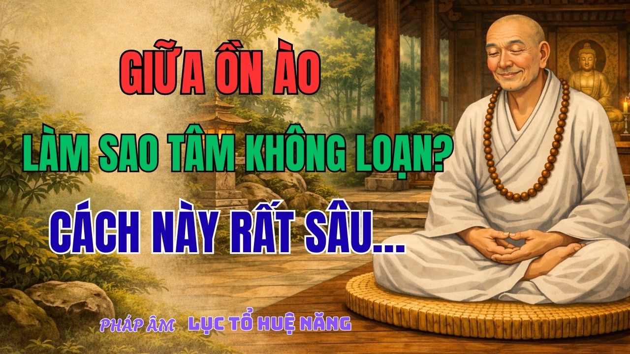 Giữa Ồn Ào Làm Sao Giữ Tâm Không Loạn? – Lục Tổ Huệ Năng Chỉ Rõ Cách Định Tâm Giữa Đời