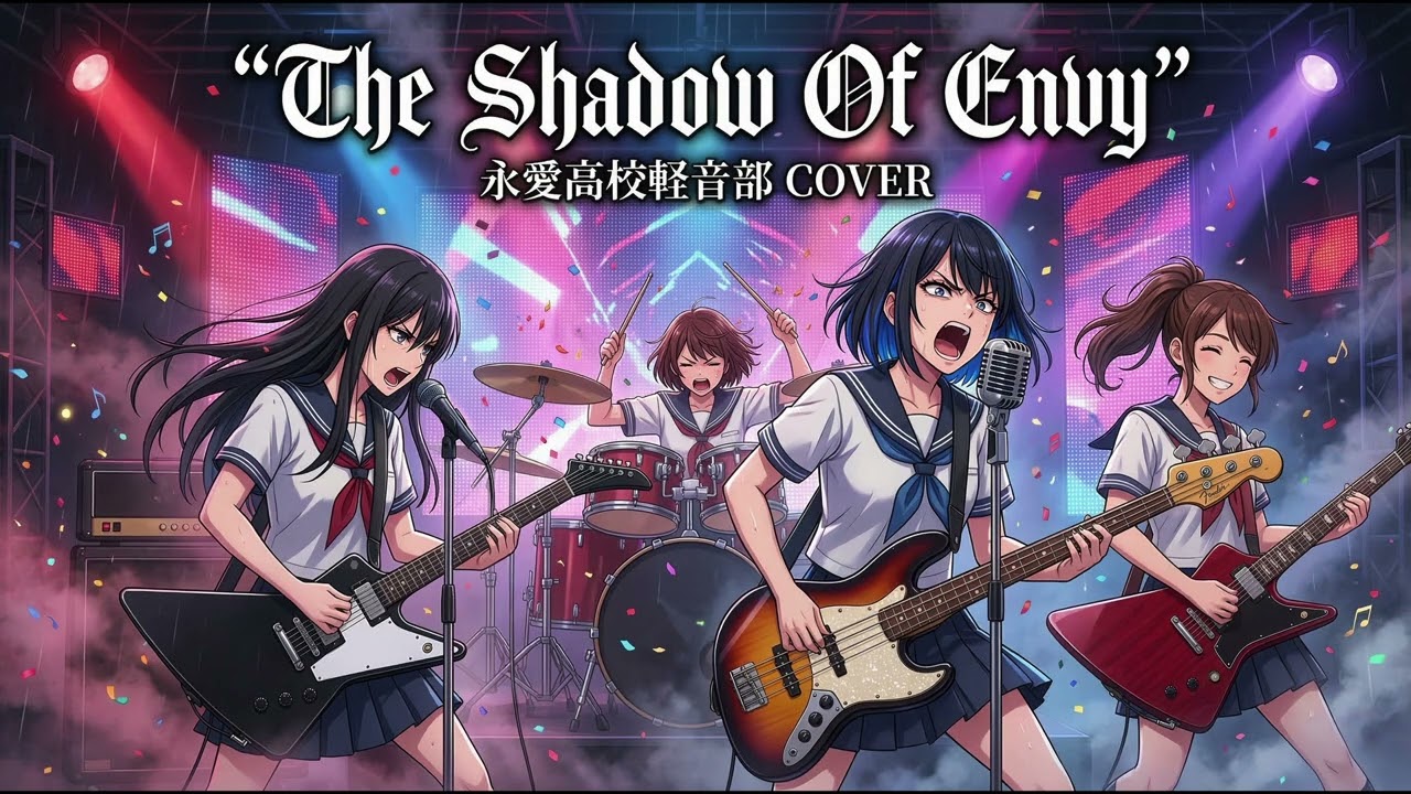 the shadow of envy / FACT (Cover by 永愛高校軽音部)