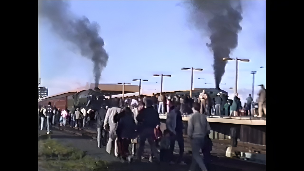 Steam Loco Flying Scotsman Adelaide AUSTRALIA 1989+520 & 621 Steamranger