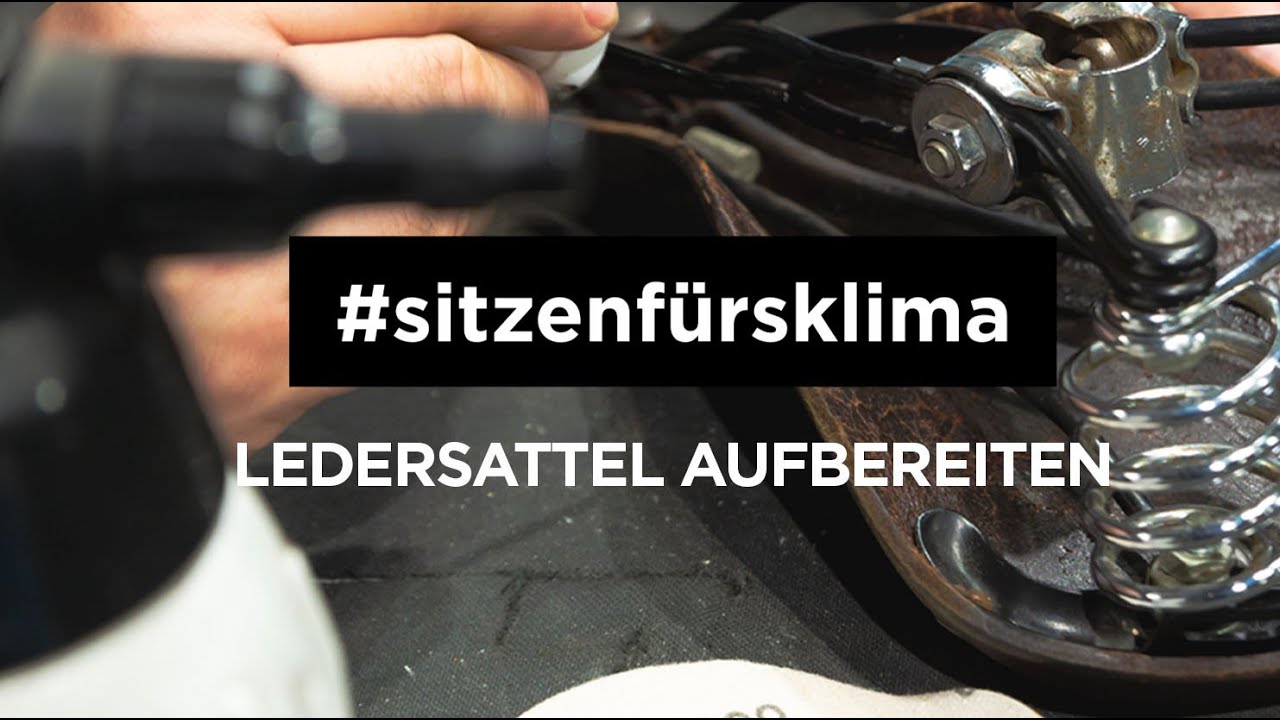 Fahrrad Ledersattel aufbereiten I Aufbereiten lernen mit Frank #10