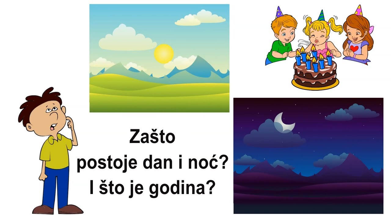 Zašto postoje dan i noć i što je godina?