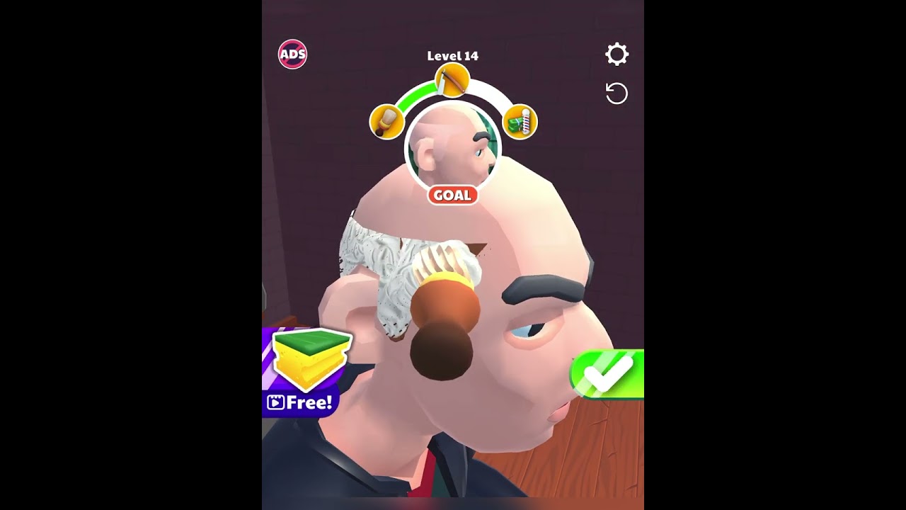 Fade Master 3D - Levels  10 to 17 walkthrough. #gaming #hairstyle