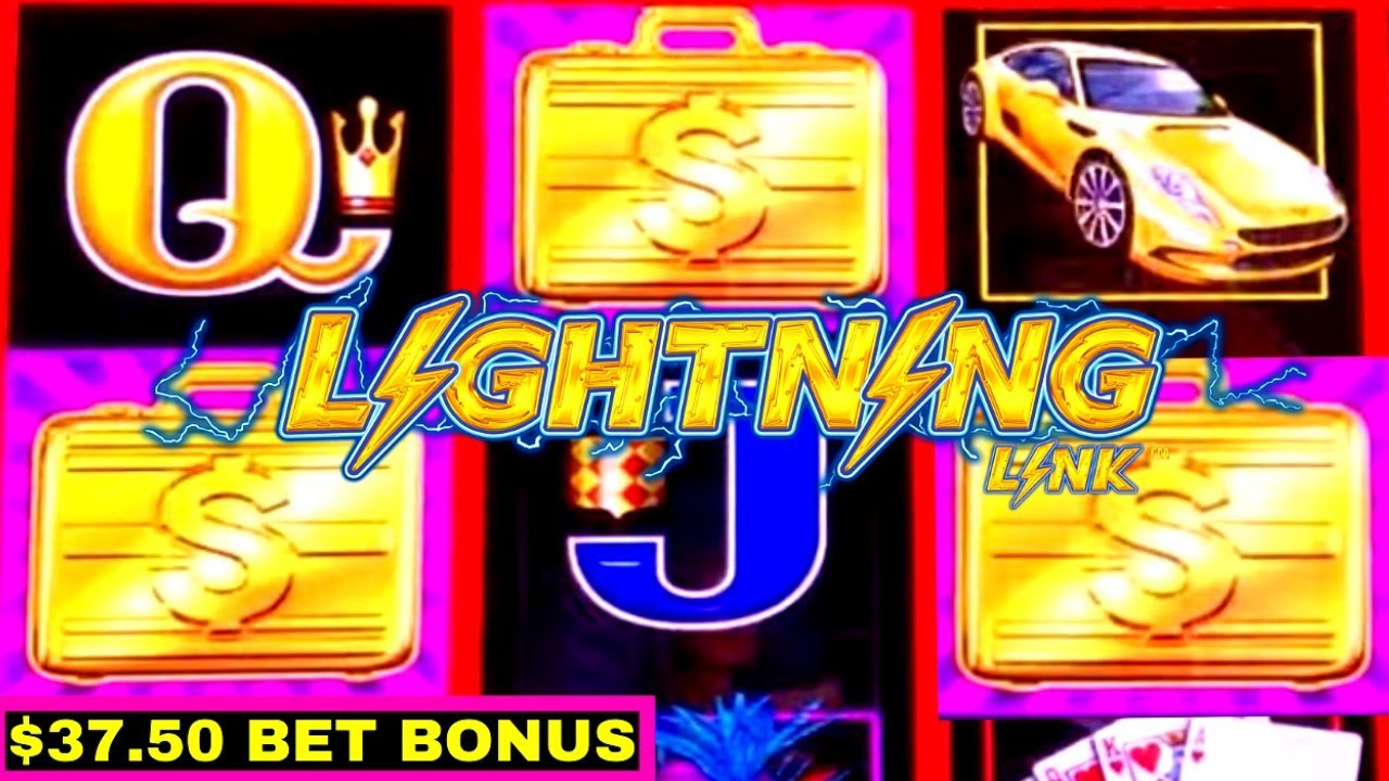 High Limit Lightning Cash Slot Machine Bonuses Up To $37.50 Bet | $2,500.00 vs Lightning Link Slot