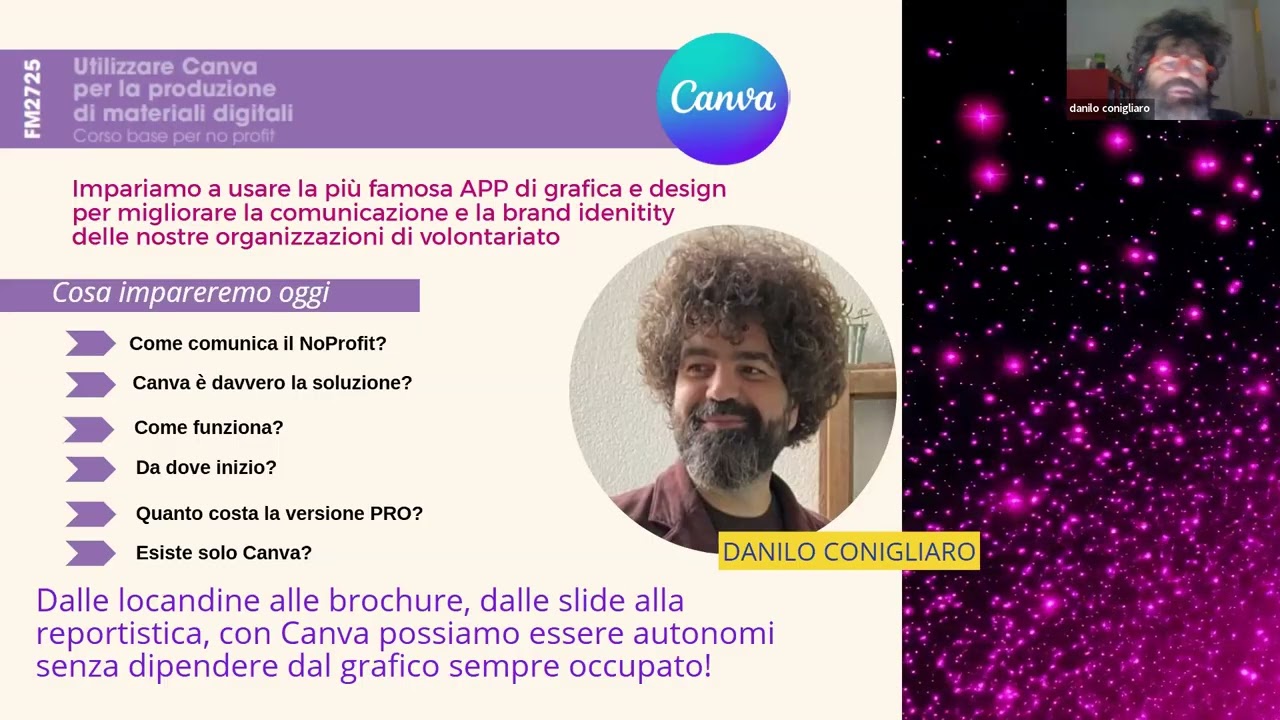 FM2725 Utilizzare Canva per la produzione di materiali digitali - Lezione 1