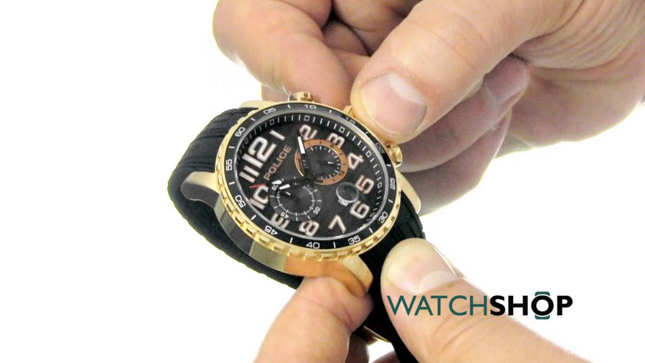 Police Men's Powerslide Chronograph Watch (14443JSR-02P)