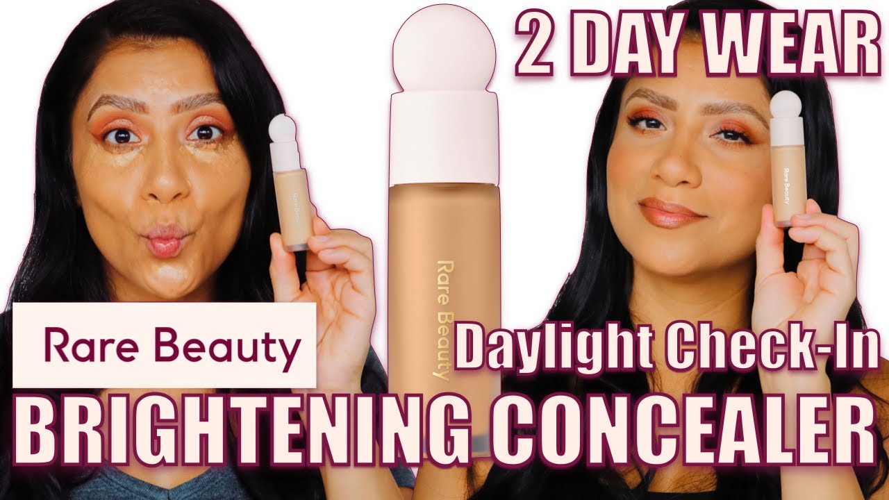 RARE BEAUTY LIQUID TOUCH BRIGHTENING CONCEALER + 2 DAY WEAR TEST | WORTH IT? | MagdalineJanet
