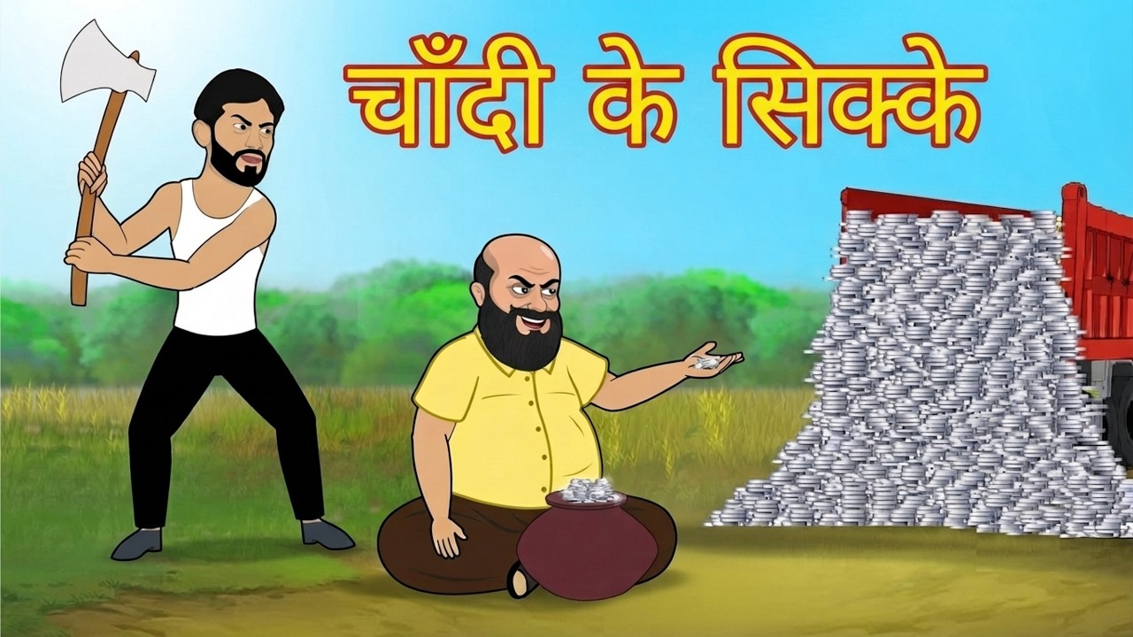 Chandi K Coin | चांदी का सिक्का | Hindi kahani | Hindi cartoon | Moral stories | cartoon story
