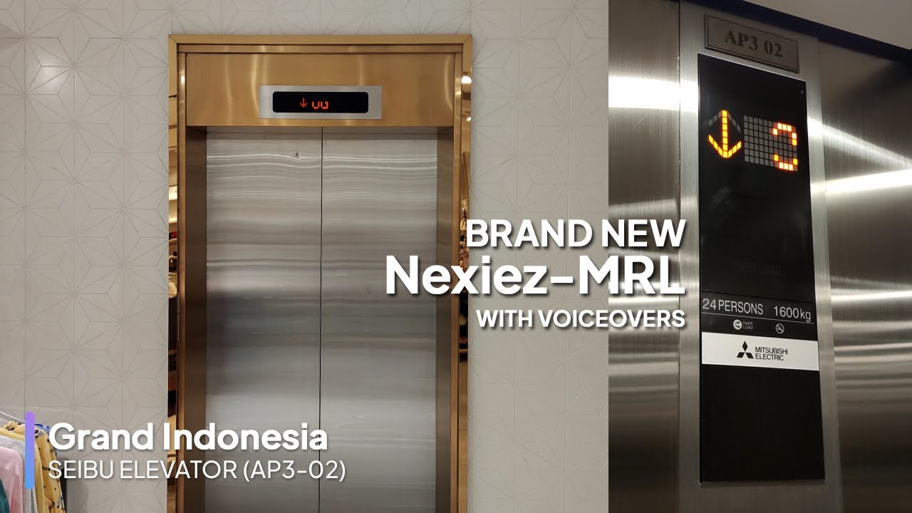 The FIRST Working Mitsubishi Elevator! - Seibu Grand Indonesia, Jakarta