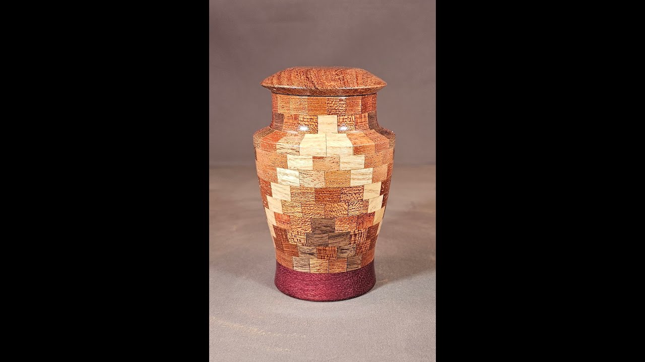 Turning a Breathtaking Small Segmented Keepsake Urn