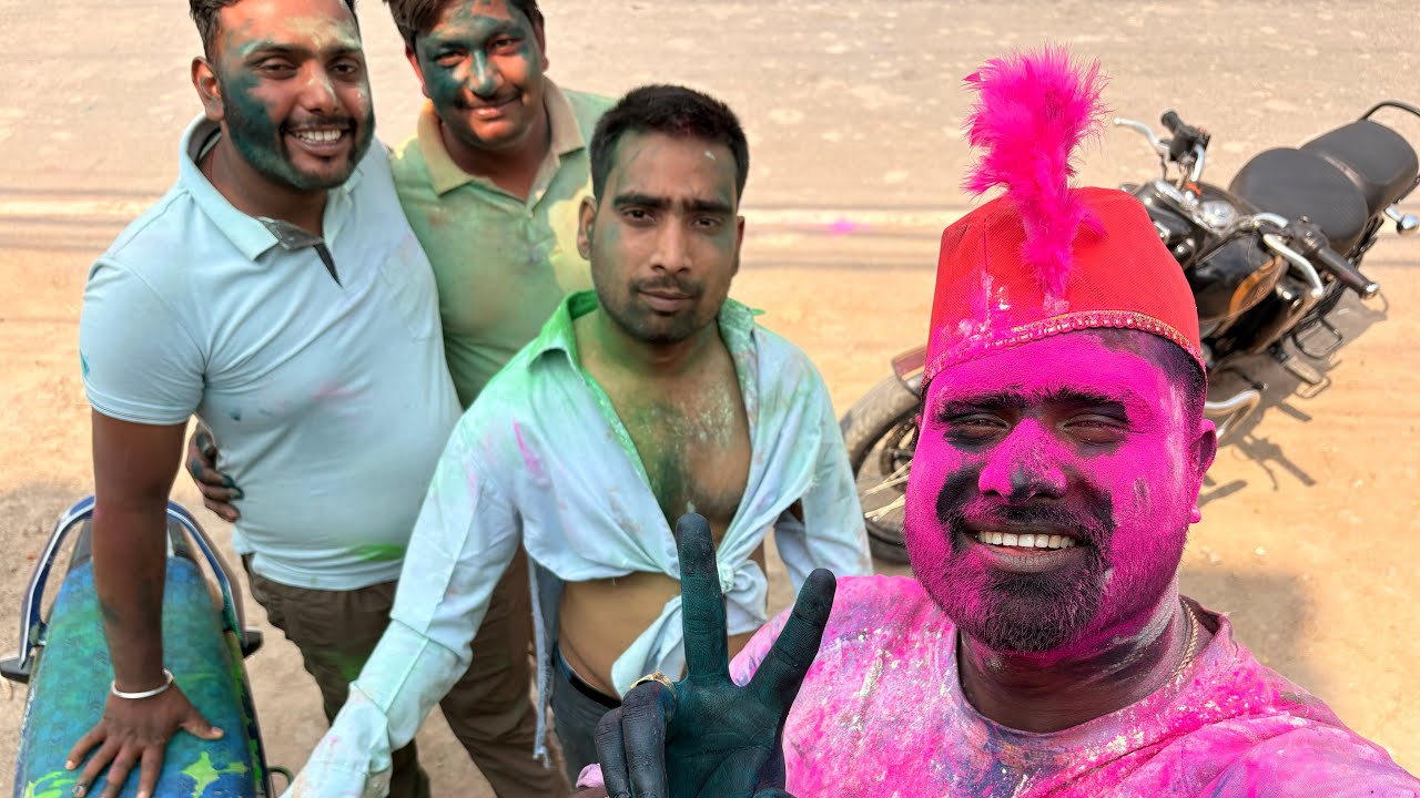 Gaw Ke Holi Aisan Holi Khel Ke Ke Khelale Ba 🤭 Atul Kumar Vlogs 