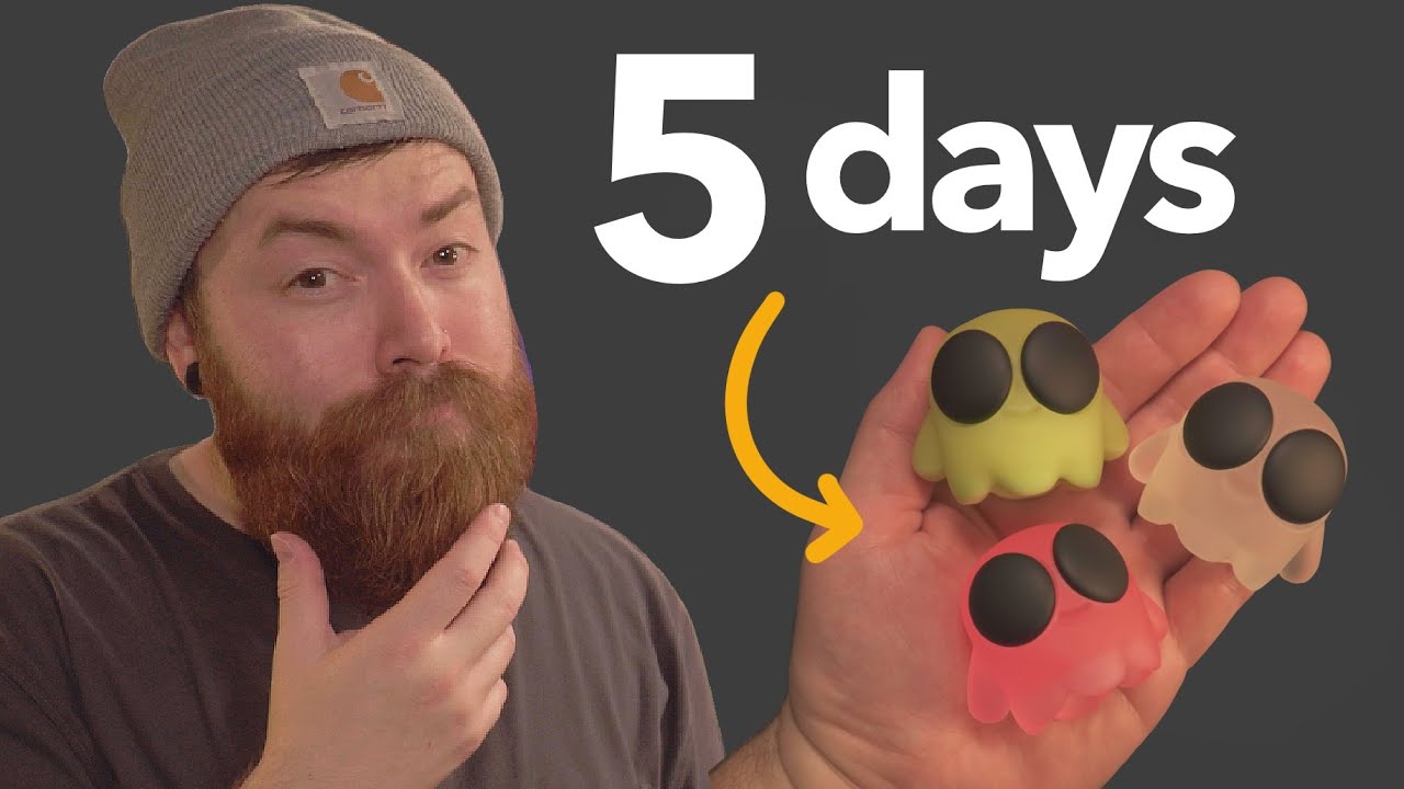 I Made Resin GHOST TOYS! (for an art market)