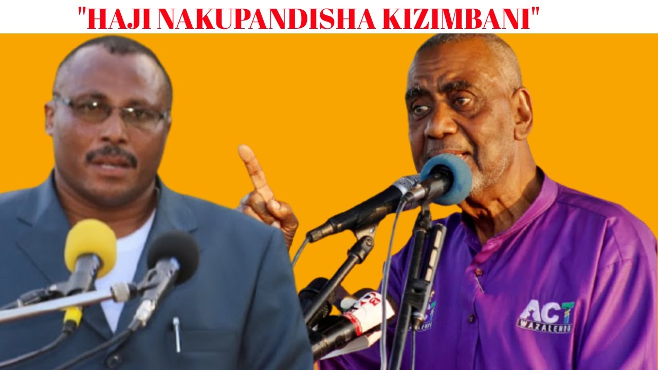 Haji Omari Kheri nakupandisha mahakamani - Maalim Seif
