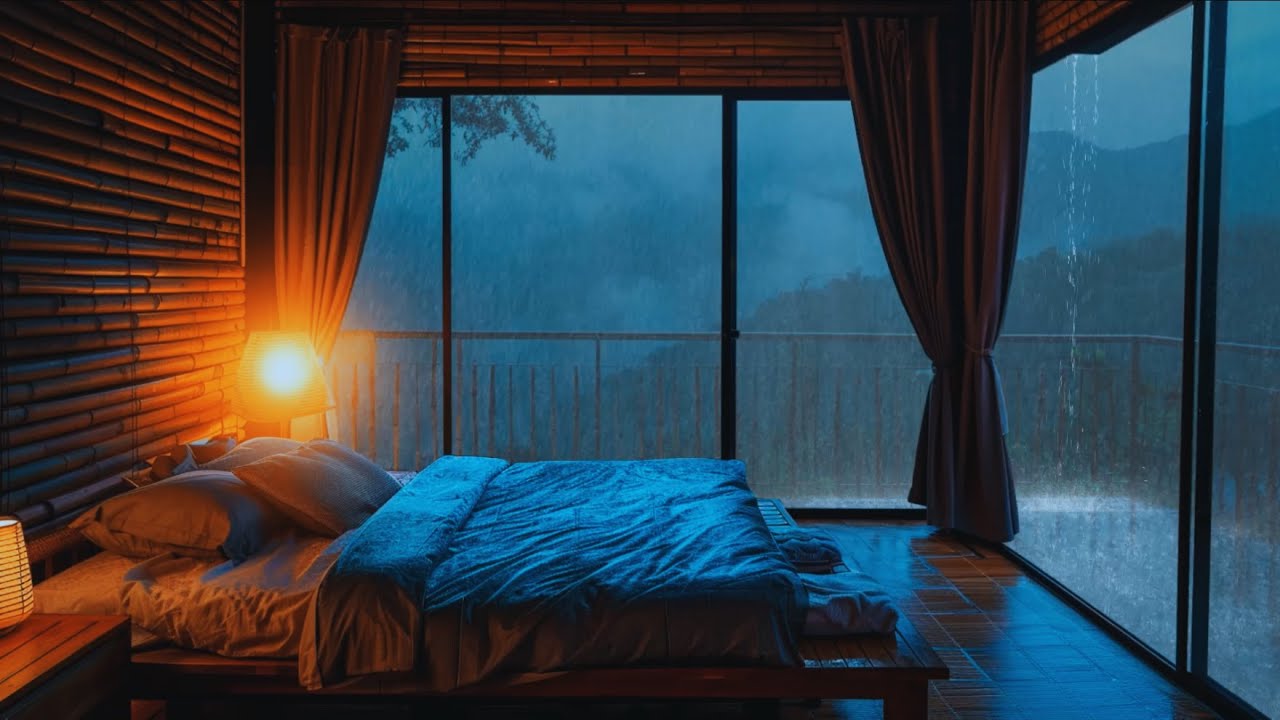 Soothing Deep Sleep Music Piano and Soft Rain 🌧️ Relaxation Music for Stress Relief Insomnia Healing