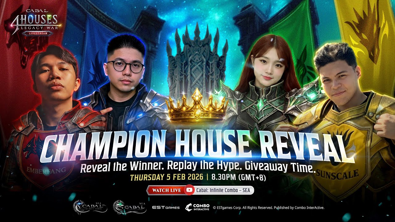 REVEAL OF THE WINNING HOUSE | Cabal 4 Houses Legacy War Livestream | Final Episode [PH]