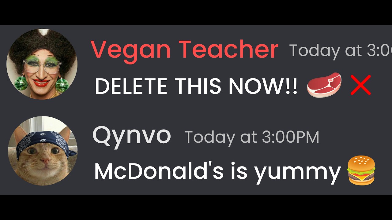 Meat Eater vs That Vegan Teacher: For Humanity! 🥩
