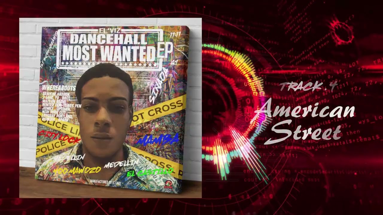 El'Viz - American Street. | Official Visualizer (Dancehall Most Wanted)