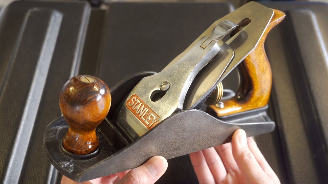 Stanley #4-1/2 Smoothing Plane 1948 Made in England 🔪 Vintage Precision [ASMR]