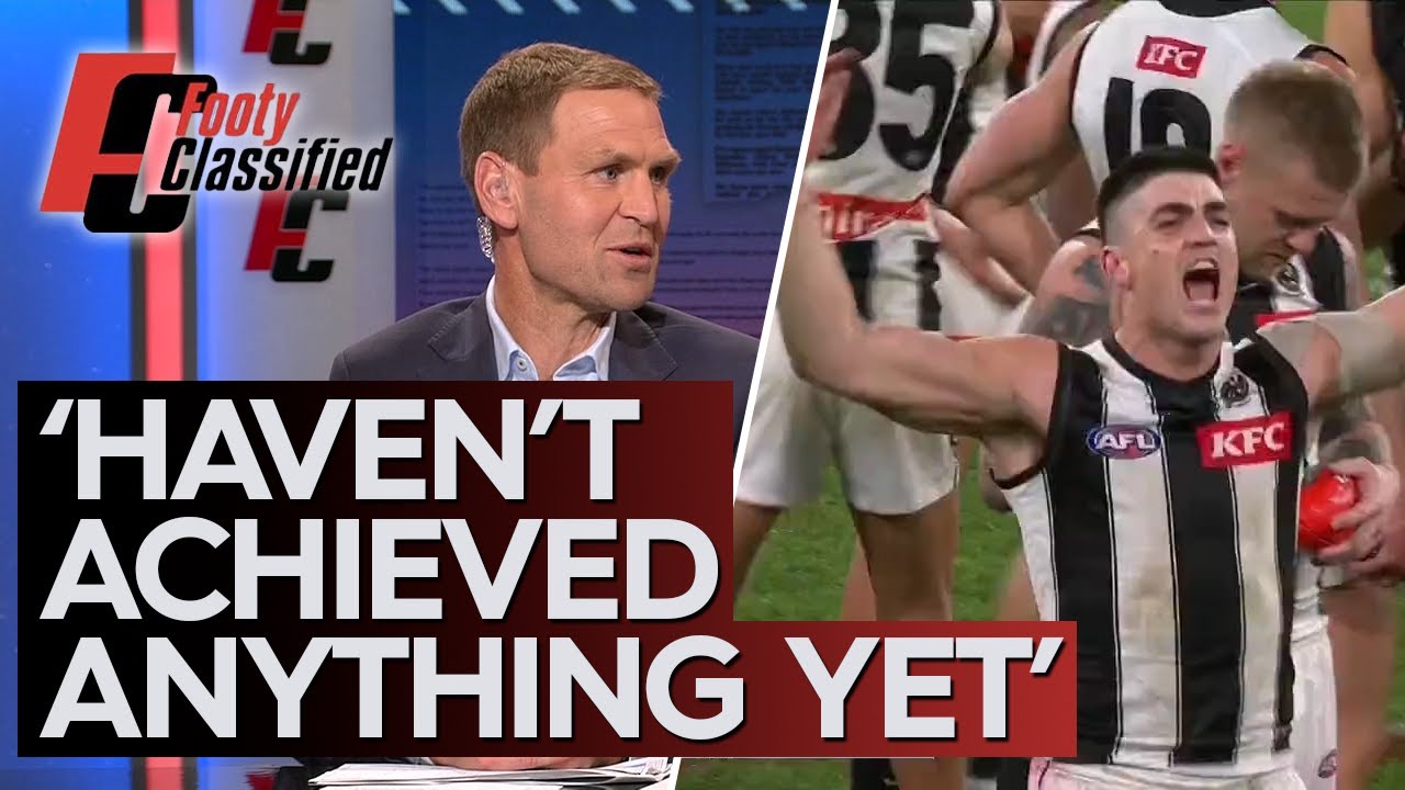Kane Cornes unimpressed with Magpies' 'over the top' celebrations - Footy Classified | Footy on Nine