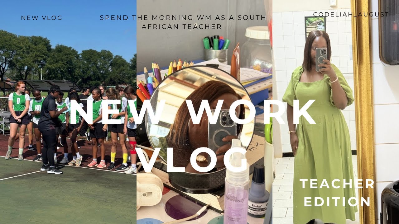 RANDOM VLOG🤎SPEND THE MORNING WM AS A SOUTH AFRICAN 🇿🇦 TEACHER IN A PUBLIC SCHOOL 🤎TEACHER WEEKEND 
