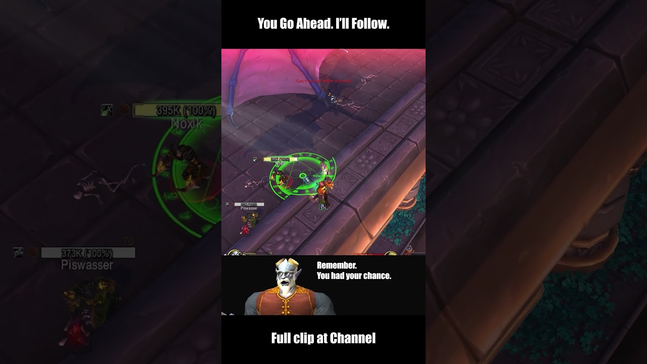 I'll be right behind. - WoW: Dragonflight World PVP