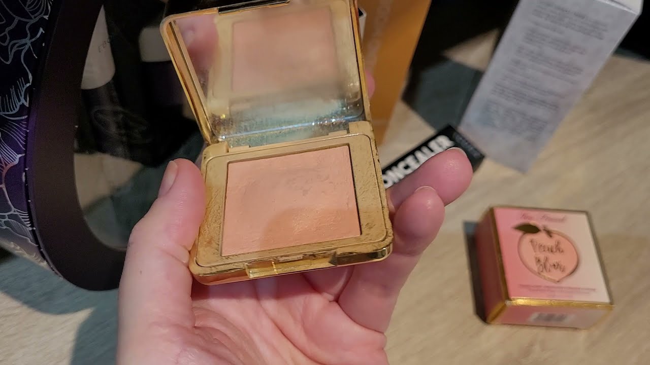 Unboxing and swatching recent beauty purchases