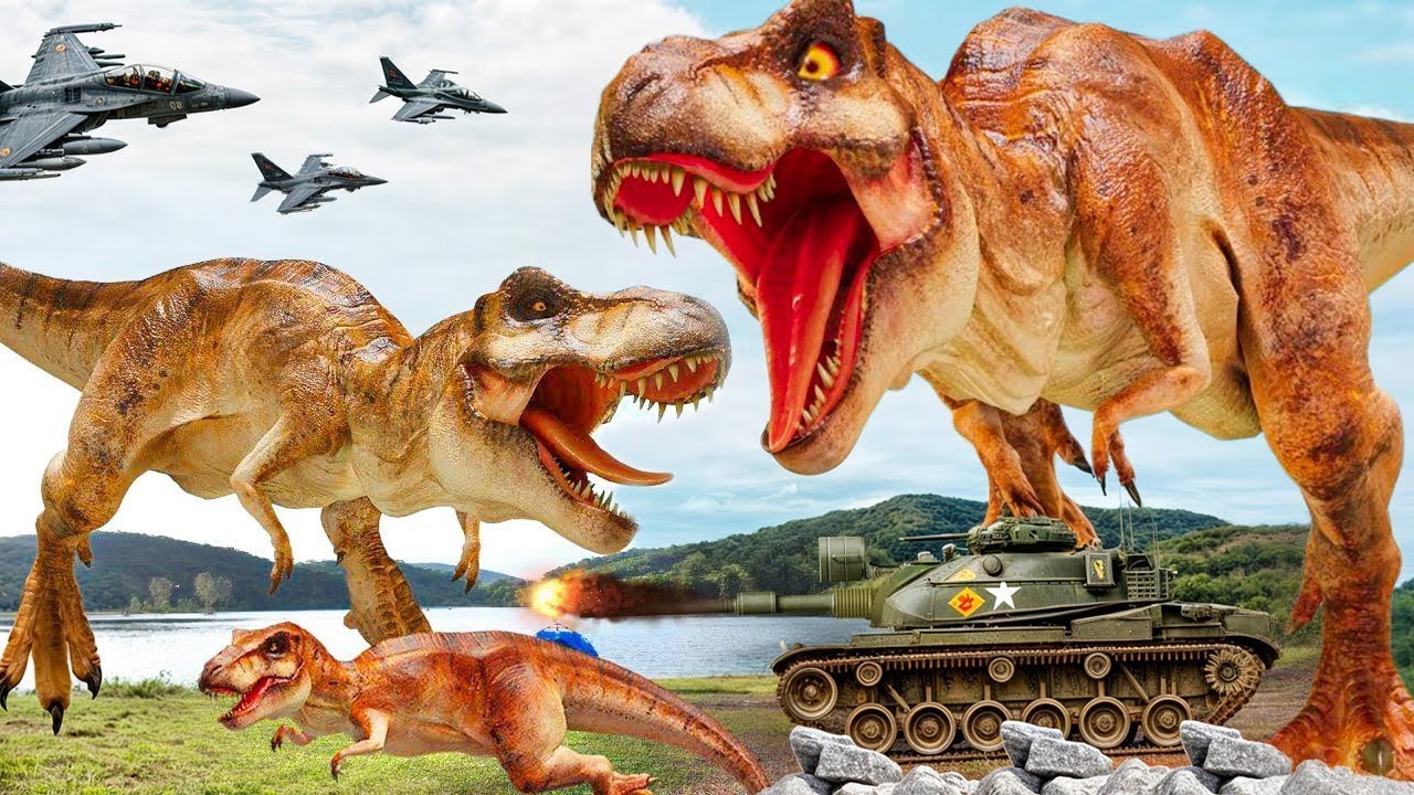 T-Rex Chase - Part 108 - Jurassic World Dinosaur Fan Movie
