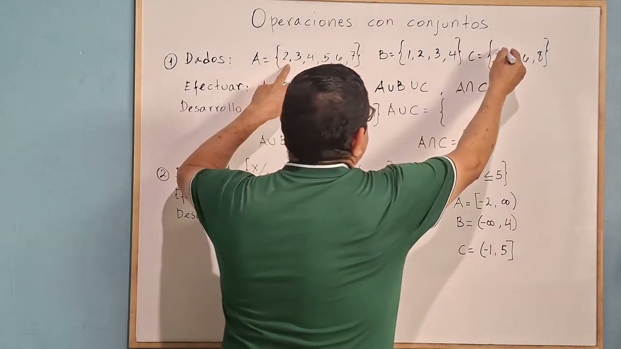 OPERACIONES CON CONJUNTOS 👨‍🏫👌