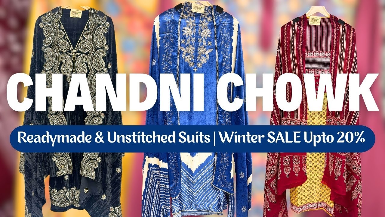 **Biggest WINTER SALE** | Readymade & Unstitched, Woollen, Velvet Suits | Shri Krishna Suit Market
