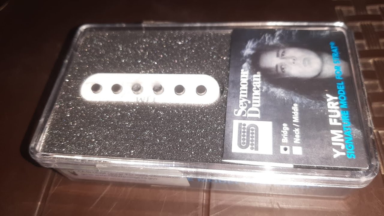 🇺🇲New Arrive & Unboxing !! YJM FURY STK - S10B Seymour Duncan Pickup BRIDGE  Single At Home !!🦖🦖🎸🎸👑👑