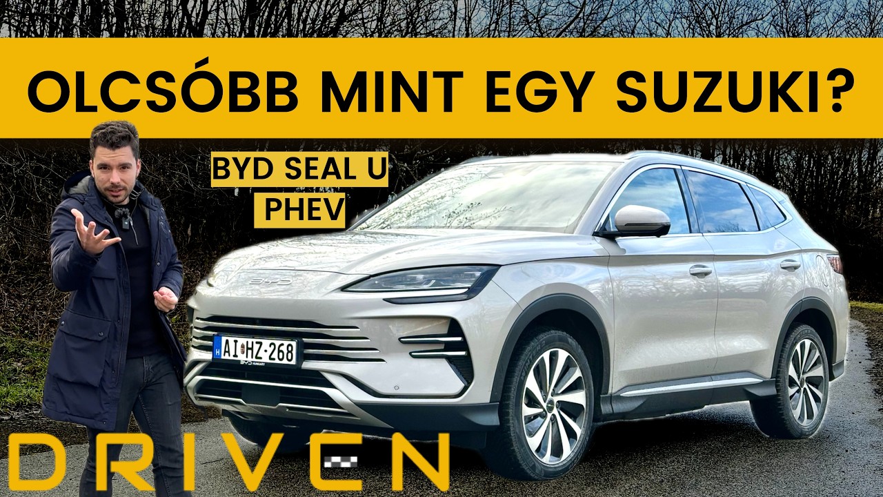 BYD Seal U DM-i 2025. Ezt már benzinnel is töltheted. DRIVEN teszt