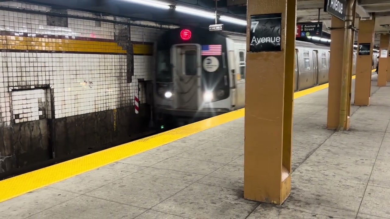 NYC Subway: R160/R211A F Land G Local/Express trains at 7th Avenue (Part 2 