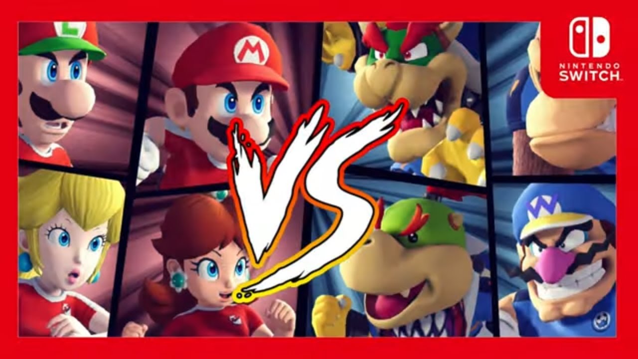 Mario VS Bowser - Mario Strikers