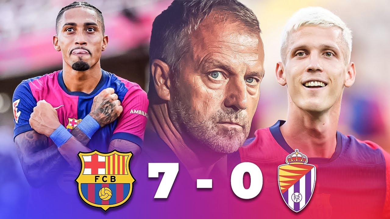 J'ai pas les mots...Hansi Flick😳 😳 😳 Barça vs Valladolid (7-0) - Le debrief / Résumé