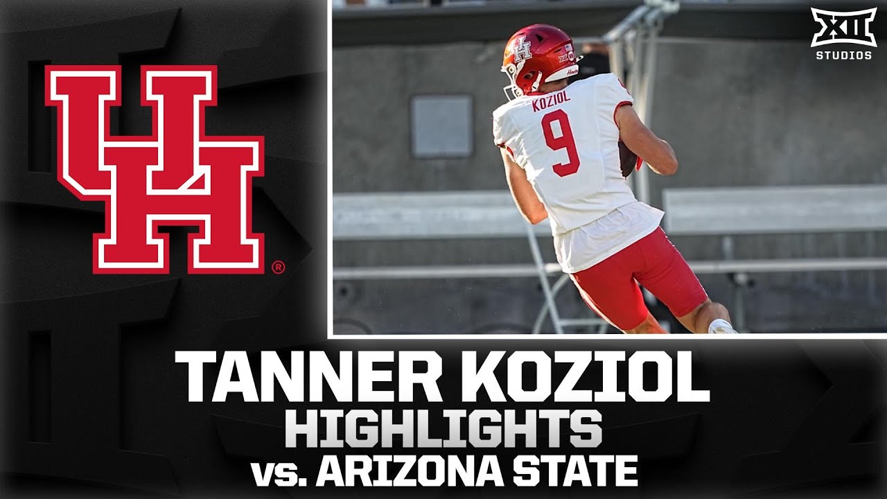 TE Tanner Koziol has 100-YARD Game for Houston | 2025 Big 12 Football