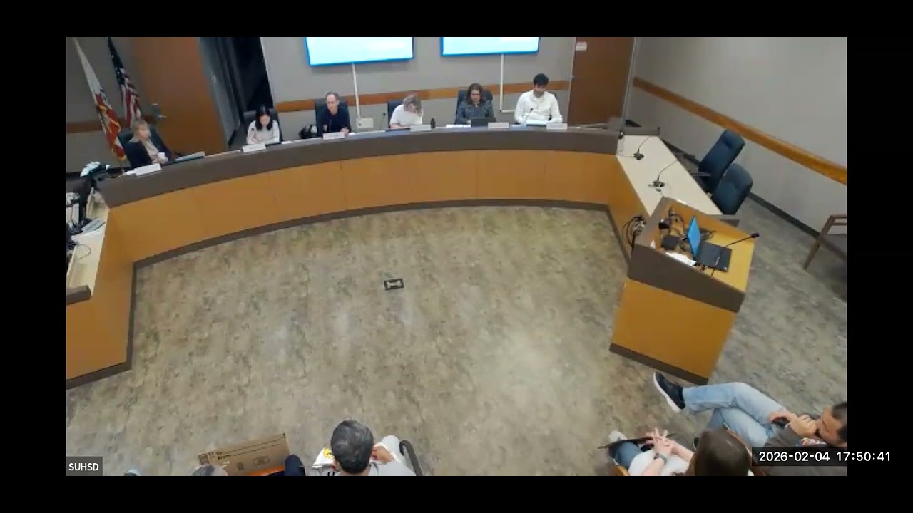SUHSD Board Meeting, February 4, 2026