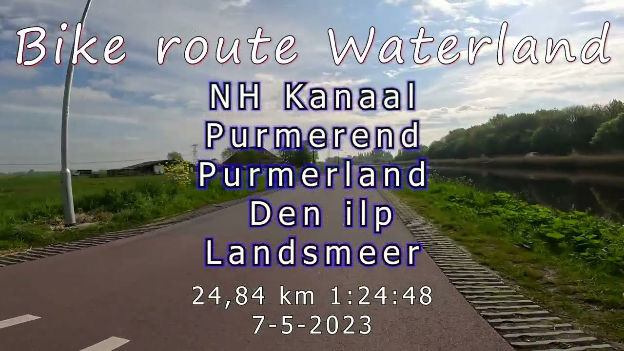 Streets of Amsterdam .NH kanaal, Purmerend, Den ilp Landsmeer. Lente 2023.