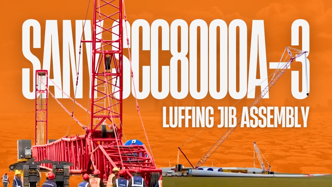 Sany SCC8000A-3 Crawler Assembly At Windmill Site | Cranepedia